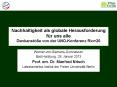 Nachhaltigkeit als globale Herausforderung f PowerPoint PPT Presentation