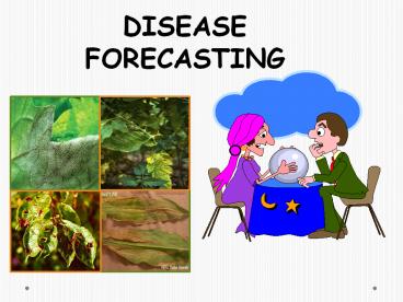 disease forecasting