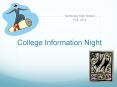 College Information Night PowerPoint PPT Presentation