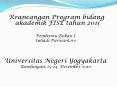 Rrancangan Program bidang akademik FISE tahun 2011 PowerPoint PPT Presentation