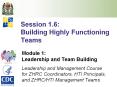 Session 1.6: Building Highly Functioning Teams PowerPoint PPT Presentation