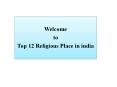 top 12 religious place in india work by knott fashion studio PowerPoint PPT Presentation