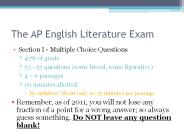 The AP English Literature Exam