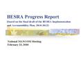 BESRA Progress Report (based on the final draft of the BESRA Implementation and Accountability Plan, 2010-2012) PowerPoint PPT Presentation