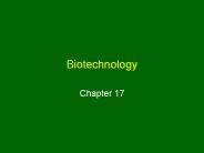 Biotechnology