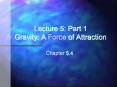 Lecture%205:%20Part%201%20Gravity:%20A%20Force%20of%20Attraction PowerPoint PPT Presentation