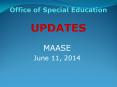 Office%20of%20Special%20Education%20UPDATES PowerPoint PPT Presentation