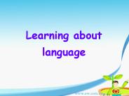 Learning about language