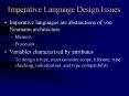 Imperative Language Design Issues PowerPoint PPT Presentation