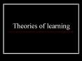 Theories%20of%20learning PowerPoint PPT Presentation