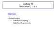 Lecture 10 Sections 4.2  PowerPoint PPT Presentation