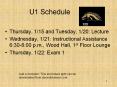 U1%20Schedule PowerPoint PPT Presentation