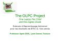 The OLPC Project One Laptop Per Child and the Digital Divide PowerPoint PPT Presentation