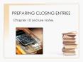 PREPARING CLOSING ENTRIES PowerPoint PPT Presentation