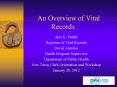 An%20Overview%20of%20Vital%20Records PowerPoint PPT Presentation