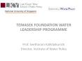 TEMASEK FOUNDATION WATER LEADERSHIP PROGRAMME PowerPoint PPT Presentation