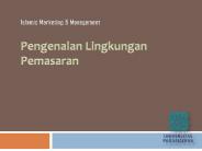 Pengenalan Lingkungan Pemasaran