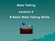 8 Basic Note Taking Skills