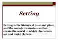 Setting PowerPoint PPT Presentation