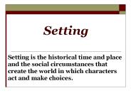 Setting