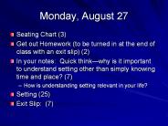 Monday, August 27