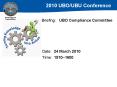 Briefing:UBO Compliance Committee PowerPoint PPT Presentation