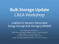 Bulk Storage Update CREA Workshop PowerPoint PPT Presentation