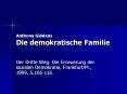 Anthony Giddens Die demokratische Familie PowerPoint PPT Presentation