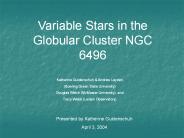 Variable Stars in the Globular Cluster NGC 6496
