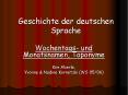 Geschichte der deutschen Sprache PowerPoint PPT Presentation