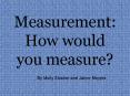 Measurement: How would you measure? PowerPoint PPT Presentation