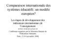 Comparaison internationale des syst PowerPoint PPT Presentation