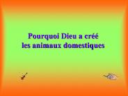 Pourquoi Dieu a cr