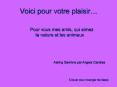 Voici pour votre plaisir PowerPoint PPT Presentation
