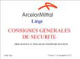 CONSIGNES GENERALES DE SECURITE PowerPoint PPT Presentation