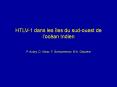 INFECTION par HTLV1 PowerPoint PPT Presentation