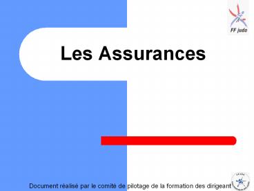 Les Assurances