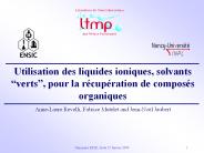 Liquides Ioniques