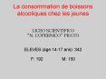 La consommation de boissons alcooliques chez les jeunes PowerPoint PPT Presentation
