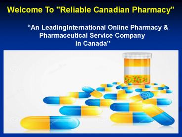 International Online Pharmacy & Drugstore in Canada