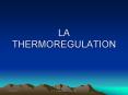LA THERMOREGULATION PowerPoint PPT Presentation