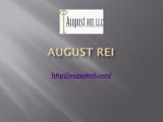 August REI - Residential Loan Servicing