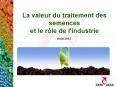 La valeur du traitement des semences PowerPoint PPT Presentation