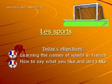 Les sports