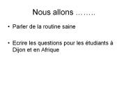 Nous allons 