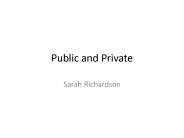 Public and Private