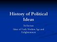 History of Political Ideas PowerPoint PPT Presentation