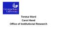 Teresa Ward PowerPoint PPT Presentation