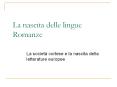 La nascita delle lingue Romanze PowerPoint PPT Presentation