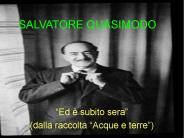 SALVATORE QUASIMODO